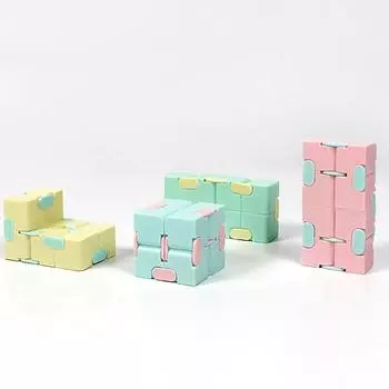 НОВЫЙ пазл-куб, прочная изысканная игрушка для снятия стресса, бесконечный магический куб для взрослых, игрушек для детей, антистрессовых игрушек для стола синий