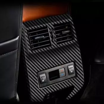 НОВЫЙ-RHD для Mitsubishi OUTLANDER 2022, подлокотник, задняя вентиляционная рамка, противоударная крышка, наклейка, отделка автомобиля чёрный