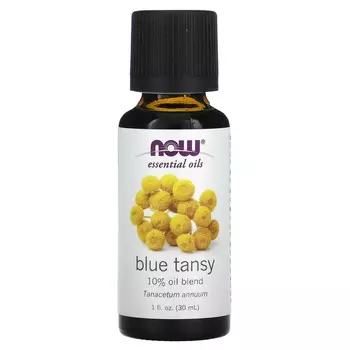 NOW Foods, Эфирное масло, Blue Tanzi, 1 жидкая унция (30 мл)