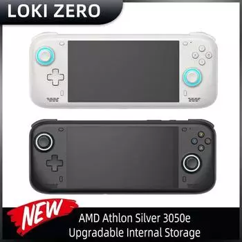 Новая 6-дюймовая портативная игровая консоль Loki Zero 8 ГБ + 128 ГБ AMD 3050e Win ретро видеоигры с Wi-Fi 6 RGB подсветкой подарок для детей
