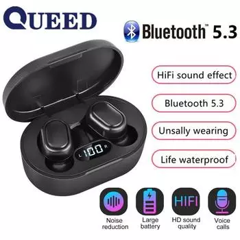 Новая беспроводная Bluetooth-гарнитура с двумя наушниками Mini-ear Motion M1, номер 5.3tws чёрный