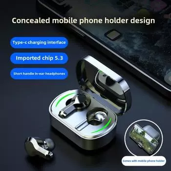 Новая Bluetooth-гарнитура TWS In-ear Smart Noise-canceling Wireless Sports Bluetooth Headset 5.3 чёрный