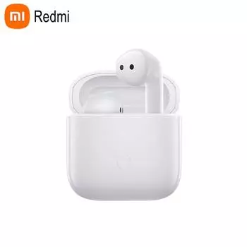 Новая Bluetooth-гарнитура Xiaomi Redmi Buds3 Earpnone, беспроводная мобильная гарнитура-вкладыш с шумоподавлением, умный старт с низкой задержкой белый