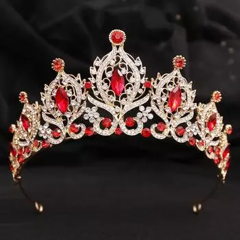 Новая хрустальная свадебная корона, тиара, темперамент, сплав, свадебные аксессуары для волос в западном стиле