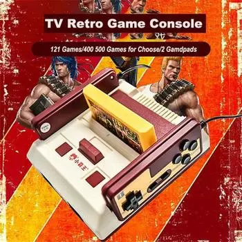 Новая игровая консоль Subor D99, классические семейные ТВ-игровые приставки, плеер с 400 IN1 + 500 IN1 EU Plug