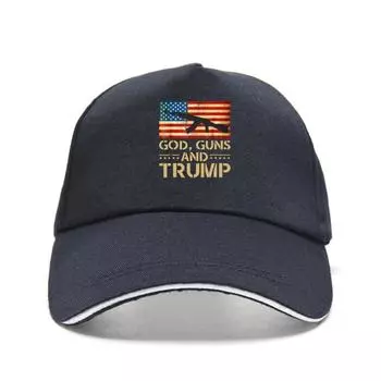 Новая кепка Veteran Back Aerican Fan Trup over God Gun Trup, винтажная бейсболка