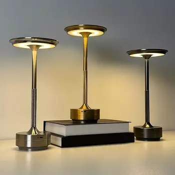 Новая китайская настольная лампа для спальни USB кемпинговая атмосфера светильник для дома прикроватный светодиодный креативный подарок ночник золотистый