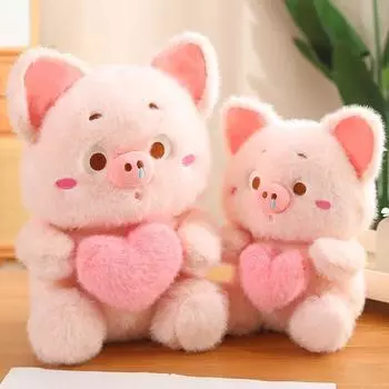Новая плюшевая игрушка Love Pig 30-80 см, мягкий плюшевый наполнитель, розовая подушка в виде свиньи, украшение для дивана, подарок на день рождения 30cm