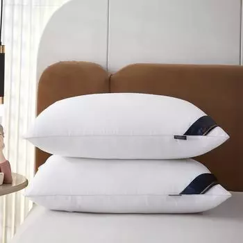 Новая подушка из перьевого бархата с сердцевиной 48x74cm high pillow