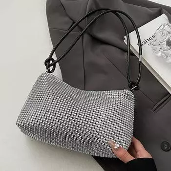 Новая сумка на одно плечо, женская сумка через плечо с узлом, подмышками, простота, уникальная женская сумка, тренд