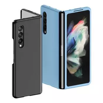 Новинка 2022 года, ультратонкий чехол на ощупь для Samsung Galaxy Z Fold 4, 5 г, противоударный модный чехол для ПК, модный чехол для Galaxy Z Fold4 Fold4 синий