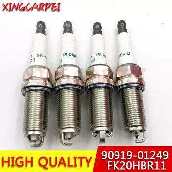 Новинка, 6 шт./лот, 90919-01249 FK20HBR11, автомобильная свеча зажигания для Lexus GS350 IS250 LS460 9091901249 FK20HBR 11 6PCS