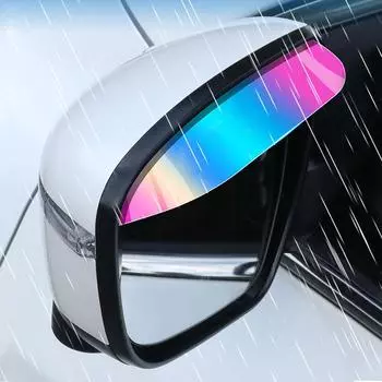 Новое автомобильное зеркало заднего вида Rain Eyebrow солнцезащитный козырек протектор цветной снежный чехол лезвия универсальное автомобильное зеркало заднего вида Rain Eyebrow 1 PAIR