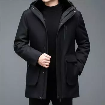 Новое цельное мужское пальто из меха 170/M