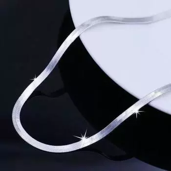 Новое изящное ожерелье с цепочкой Blade для женщин и мужчин, роскошные свадебные украшения для лучших друзей, праздничные подарки 45cm