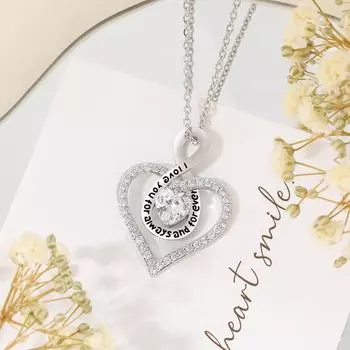 Новое ожерелье с подвеской Love Infinite, винтажное, окрашенное в черный цвет, английское ожерелье Love с двенадцатью звездами