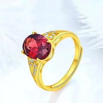 Новое японское и корейское кольцо с желтым бриллиантом и европокрытием, женское кольцо с имитацией песка, золото, популярное регулируемое кольцо