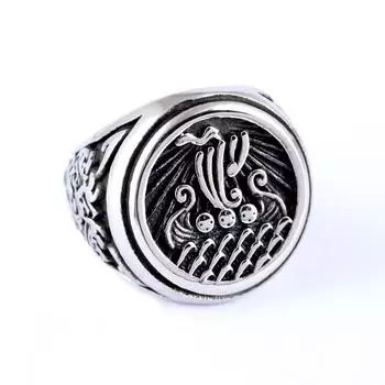 Новое серебряное кольцо S925, серия Viking, стиль морской печати, тотем викингов, кольцо модные аксессуары 7