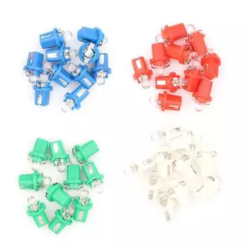 Новые 10x AMPOULE LED COMPTEUR TABLEAU DE BORD B8-5D B8.5D T5 с поддержкой BLANC TUNING 12V белый