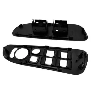 Новые 2 шт. для 2002-2010 Dodge Ram 1500 2500 3500 Накладка рамки переключателя стеклоподъемника двери Черный