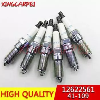 Новые 6 шт. 41-109 12622561 иридиевые свечи зажигания для CHEVROLET XTS SRX CTS ATS для FORD для JEEP для MAZDA для VOLVO 12622561 41-109 6pcs
