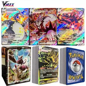 Новые карты покемонов Shining VSTAR GX EX VMAX MEGA TAG TEAM Energy Trainer Чаризард Пикачу Редкая коллекционная карточная игра Детские игрушки Подарок