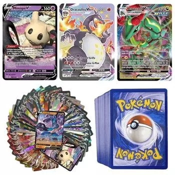 Новые карты покемонов Shining VSTAR GX EX VMAX MEGA TAG TEAM Energy Trainer Чаризард Пикачу Редкая коллекционная карточная игра Детские игрушки Подарок