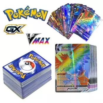 Новые карты покемонов Shining VSTAR GX EX VMAX MEGA TAG TEAM Energy Trainer Чаризард Пикачу Редкая коллекция Battle Коллекционная карточная игра Детские игрушки Подарок