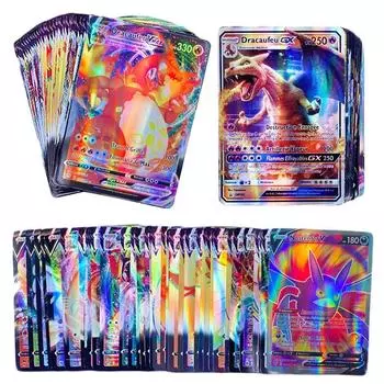 Новые карты покемонов Shining VSTAR GX EX VMAX MEGA TAG TEAM Energy Trainer Чаризард Пикачу Редкая коллекционная карточная игра Детские игрушки Подарок