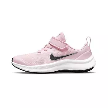 новые кроссовки Nike Star Runner 3 с низким верхом для бега, светло-розовые, для детей 3-7 лет 28