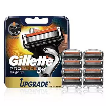 Новые лезвия для ручной бритвы Gillette ProGlide, 8 упаковок, 1 упаковка