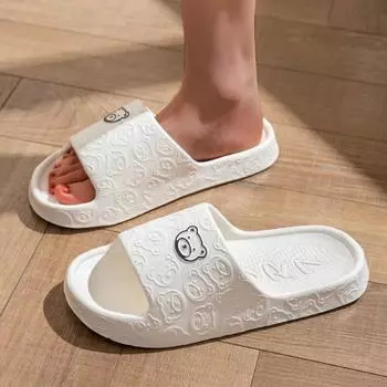 Новые модные летние парные рельефные шлепанцы на плоской подошве, гибкие тонкие сандалии для женщин и мужчин, тапочки, женские домашние домашние шлепанцы 44-45 чёрный