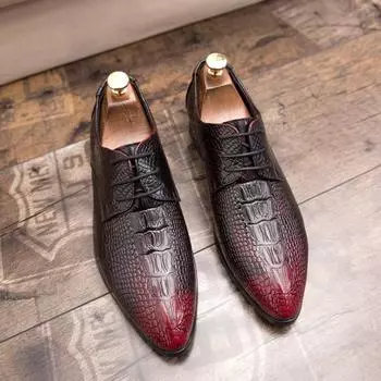 Новые модные мужские модельные туфли, индивидуальные трендовые кожаные свадебные туфли, мужские кожаные оксфорды на плоской подошве 38