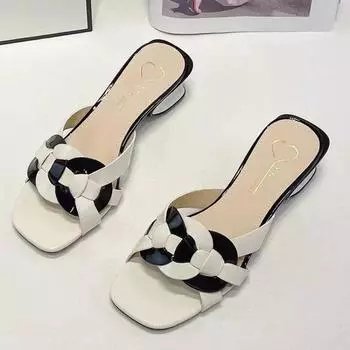 Новые модные туфли на высоком каблуке с пряжкой, сандалии Grace Dress, женские дизайнерские туфли для вечеринок 2024 года, летние женские сандалии, роскошные сандалии 35 чёрный