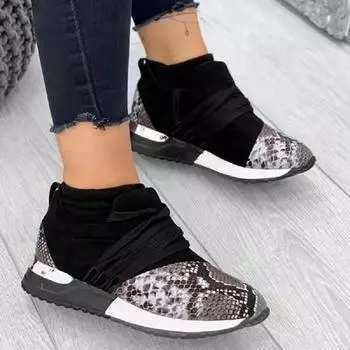 Новые модные женские спортивные туфли, дышащие кроссовки на шнуровке, повседневная обувь с круглым носком, нескользящие легкие кроссовки для ходьбы 43