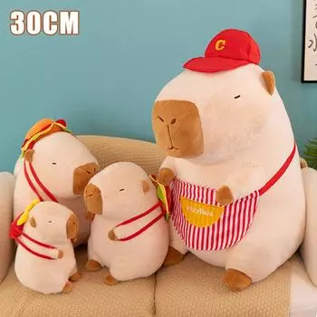 Новые популярные мягкие плюшевые игрушки Capybara Guinea Paw, симпатичные черепахи, рюкзак, мягкие плюшевые игрушки Capybara, креативные куклы