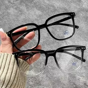 Новые роскошные очки для чтения, прозрачные очки с защитой от синего света, очки для путешествий и шопинга, очки для дальнего зрения, защитные очки для глаз 0anti-blue серый