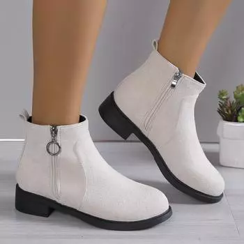 Новые сапоги из натуральной кожи больших размеров Premium Frosted Cowhed, зимние удобные теплые сапоги для снега, новые женские сапоги больших размеров, ботильоны 35