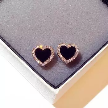 Новые серьги Sweet Love, модные и милые персонализированные серьги с бриллиантами