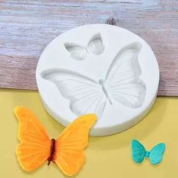 Новые силиконовые формы в виде бабочек, аксессуары для выпечки, 3D-резак для шоколада своими руками, форма для помадки, форма для украшения торта из помадки