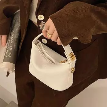 Новые сумки через плечо, маленькая квадратная сумка для женщин, усовершенствованная сумка Cloud, ретро-модная тенденция для отдыха, универсальные сумки через плечо из мягкой искусственной кожи