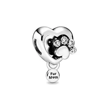 Новые сверкающие бусины Love You Mum Infinity Heart, подходят для оригинального модного браслета, ювелирные изделия своими руками для женщин
