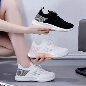 Новые тканые женские повседневные кроссовки Zhenfei, сетчатые дышащие туфли с мягкой подошвой из кокоса, кроссовки для бега 36