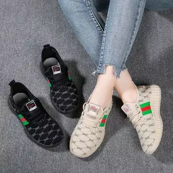 Новые туфли с кокосом, женские летние дышащие сетчатые повседневные кроссовки с мягкой подошвой, модные модные кроссовки, модная обувь 36