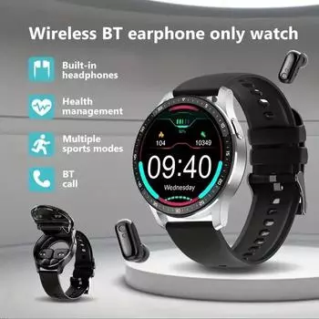 Новые умные часы Bluetooth Call High-end для мужчин, многофункциональный спортивный режим NFCIP67, водонепроницаемые, для фитнеса, для женщин, умные электронные часы чёрный