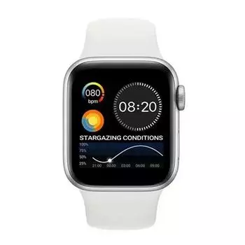 Новые умные часы с GPS для мужчин для Apple Watch 9 серии, всегда на дисплее, температура тела, BT Call, NFC, женские умные часы для IOS, Android белый