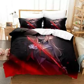 Новый 3D-принт Game Lady Maria Bloodborne Постельное белье Комплект пододеяльников с наволочкой Twin Full Queen King Постельное белье Постельное белье EU Twin 135x200cm