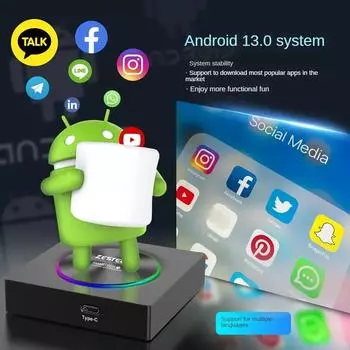 Новый автомобильный видеоадаптер Ai Box Android13 с поддержкой Netflix YouTube Google Store, беспроводной адаптер Carplay Android Auto для проводного Carplay