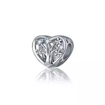 Новый Белый Love Is Forever Клевер Генеалогическое Древо DIY Бусина Подходит Оригинальные Подвески Серебро 925 Браслет Для Девочек Модные Ювелирные Изделия