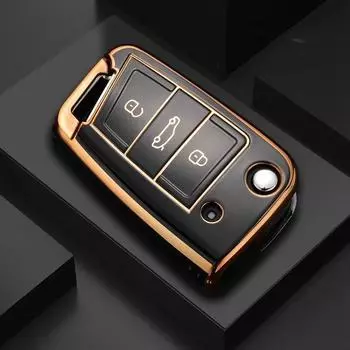 Новый чехол для ключей из ТПУ для VW Volkswagen Golf 7 MK7 Tiguan MK2 для Seat Ateca Leon FR Ibiza Skoda Octavia Kodiaq белый